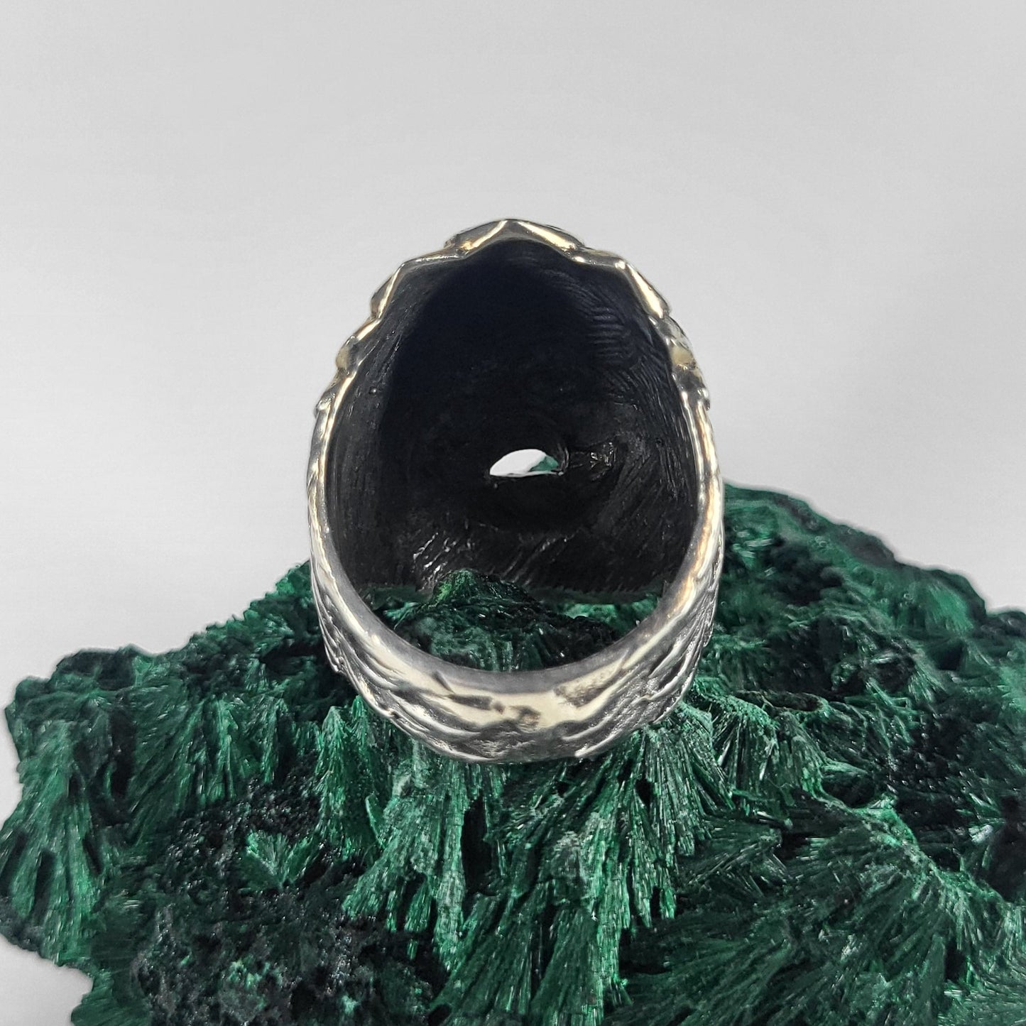 Sun God Aztec Ring Silver