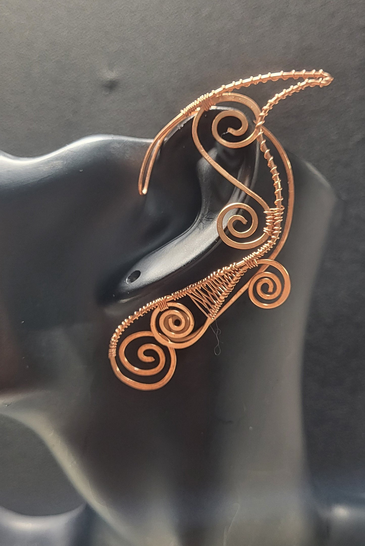 "Shuriken Style" Copper EAR Cuff