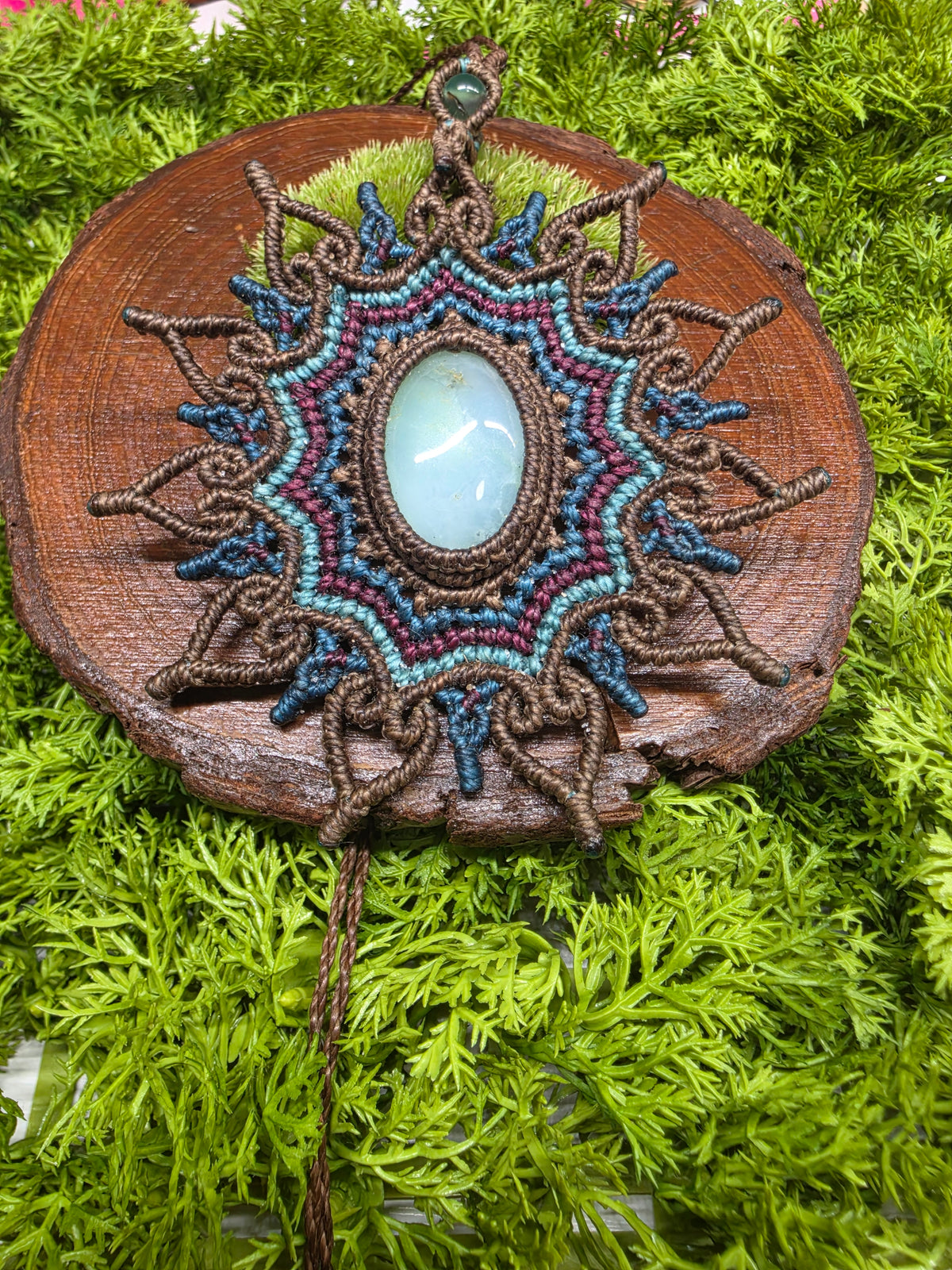 Blue Mandala necklace