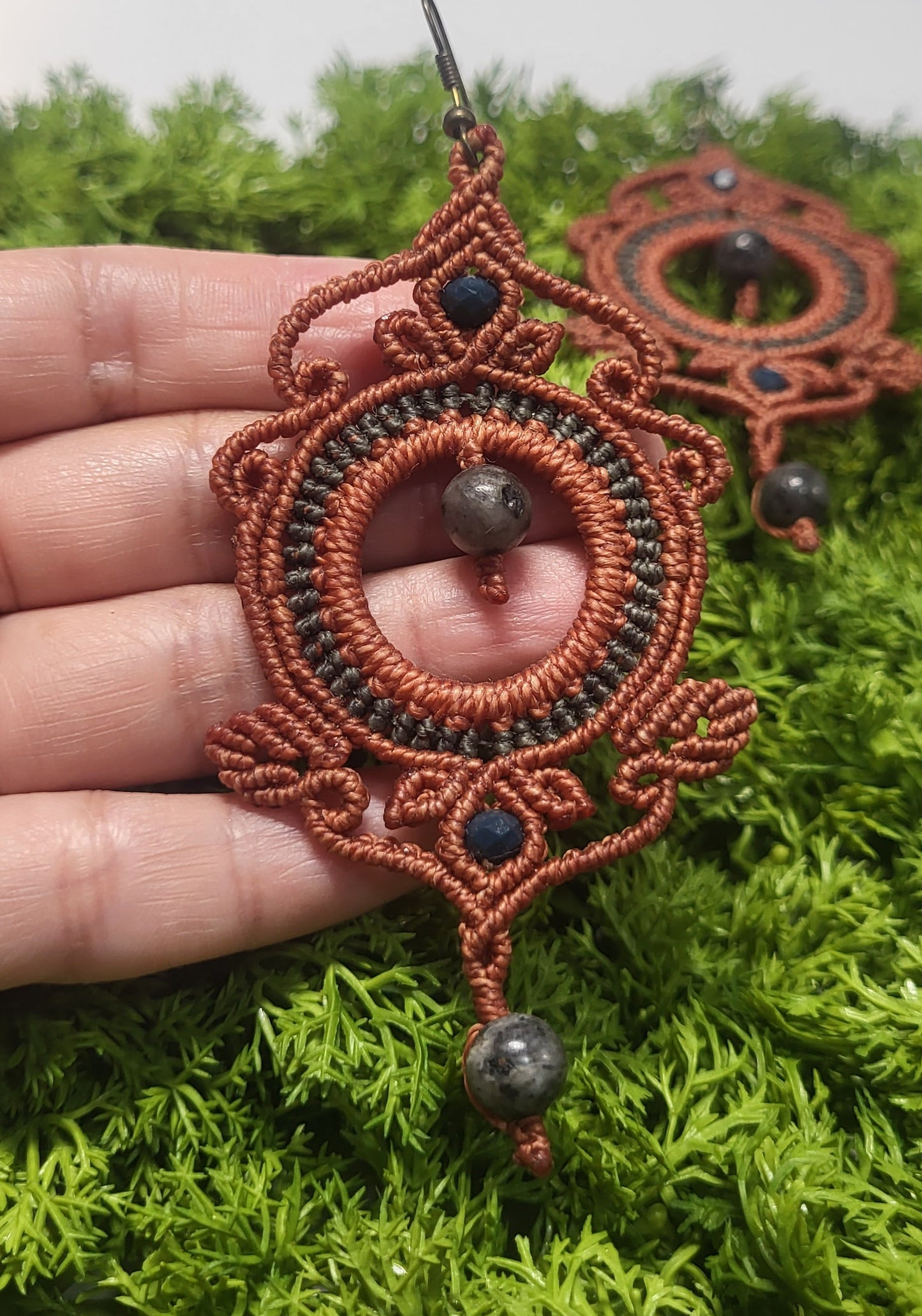 Flower Macrame Earrings