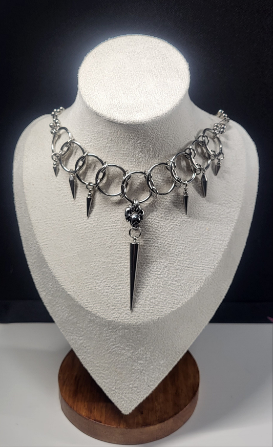 Spike Rings Necklace