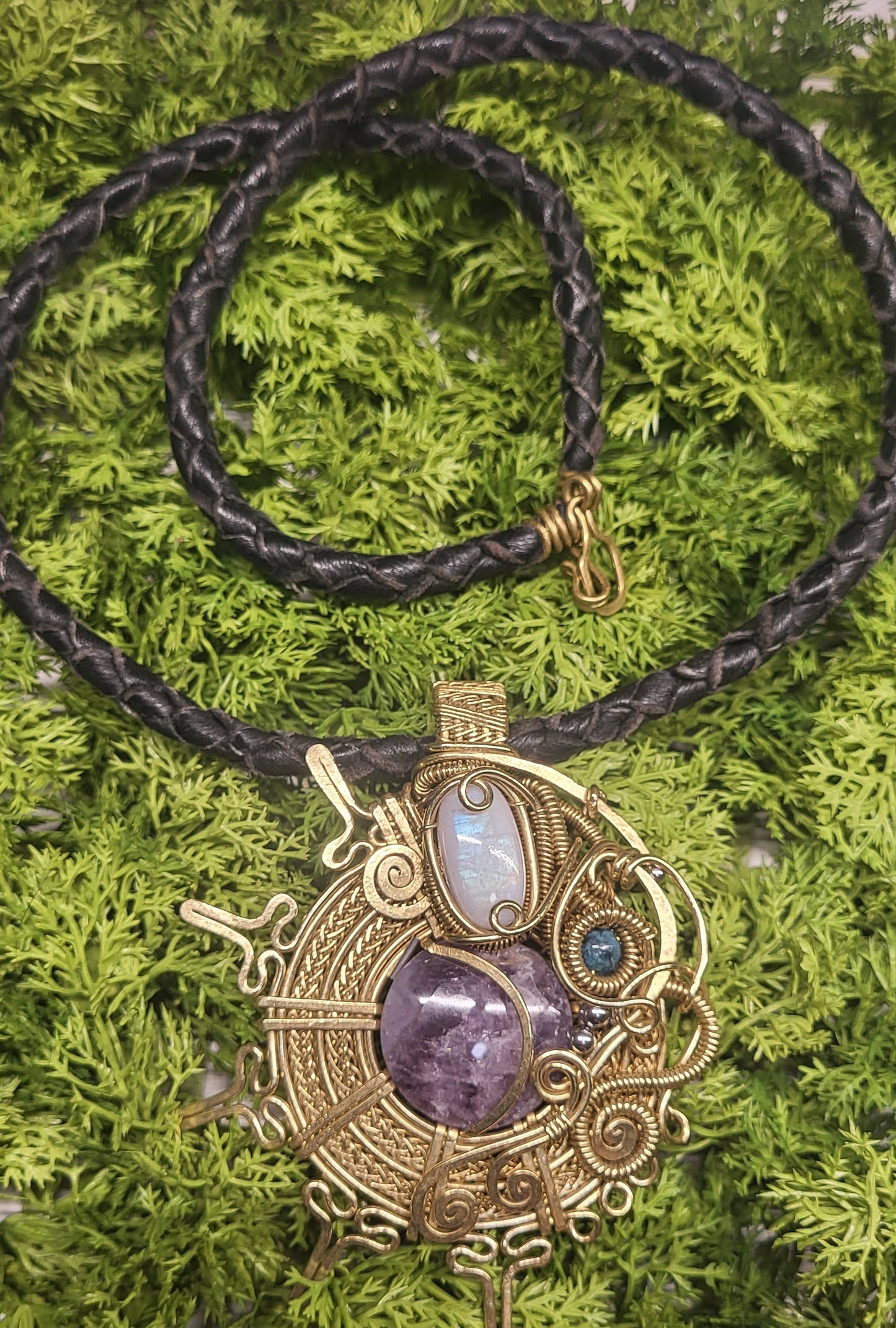 Amethyst Sun Neclkace