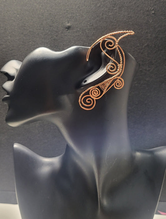 "Shuriken Style" Copper EAR Cuff