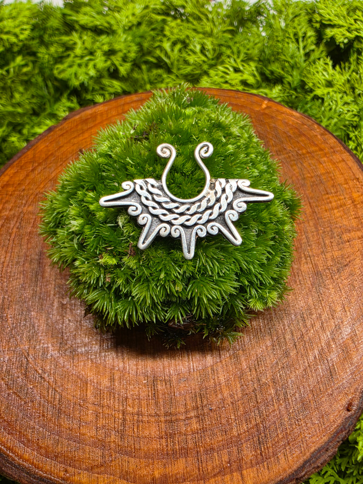 Braid septum - 925 sterling silver