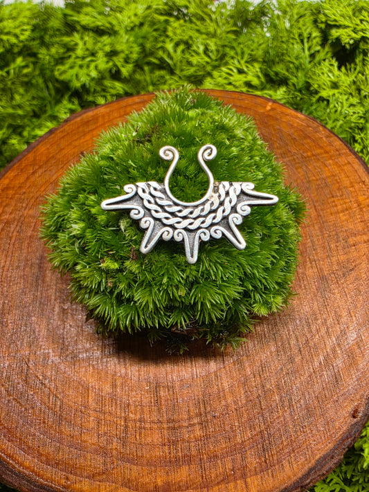 Braid septum - 925 sterling silver