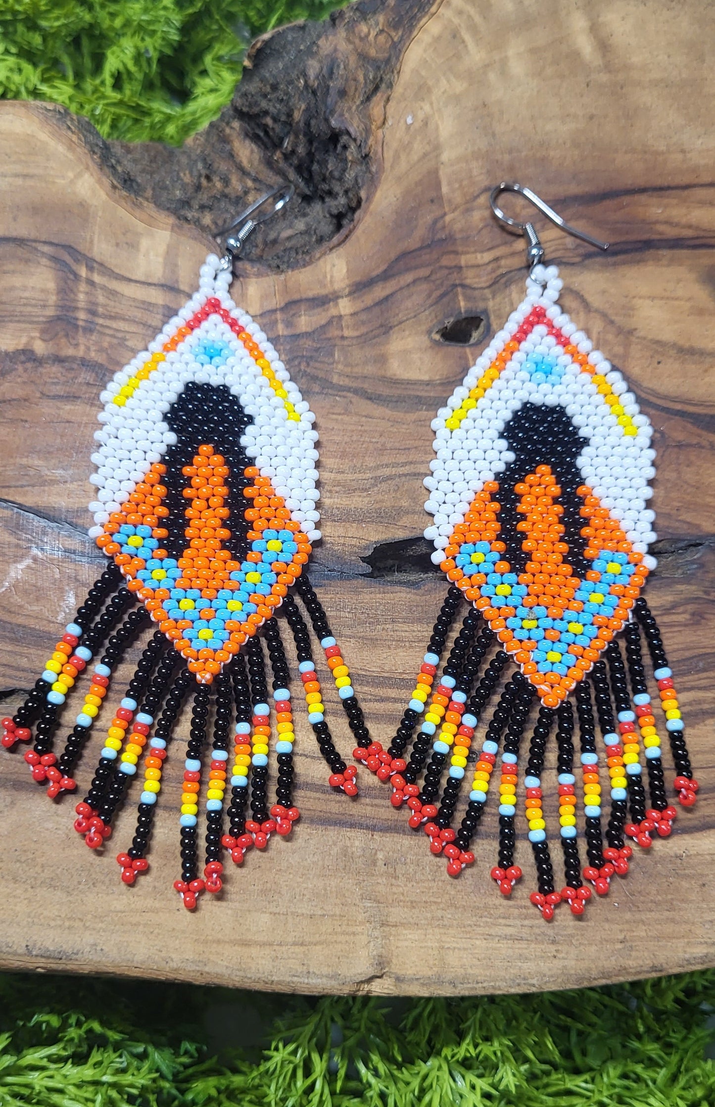 Cholita Orange Earrings