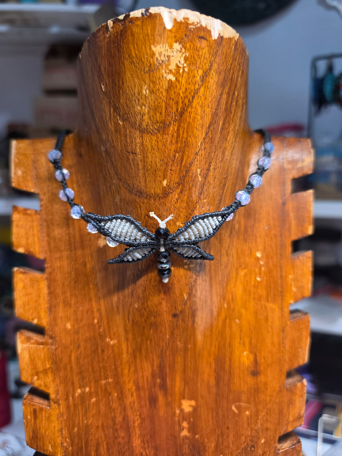 Black butterfly choker