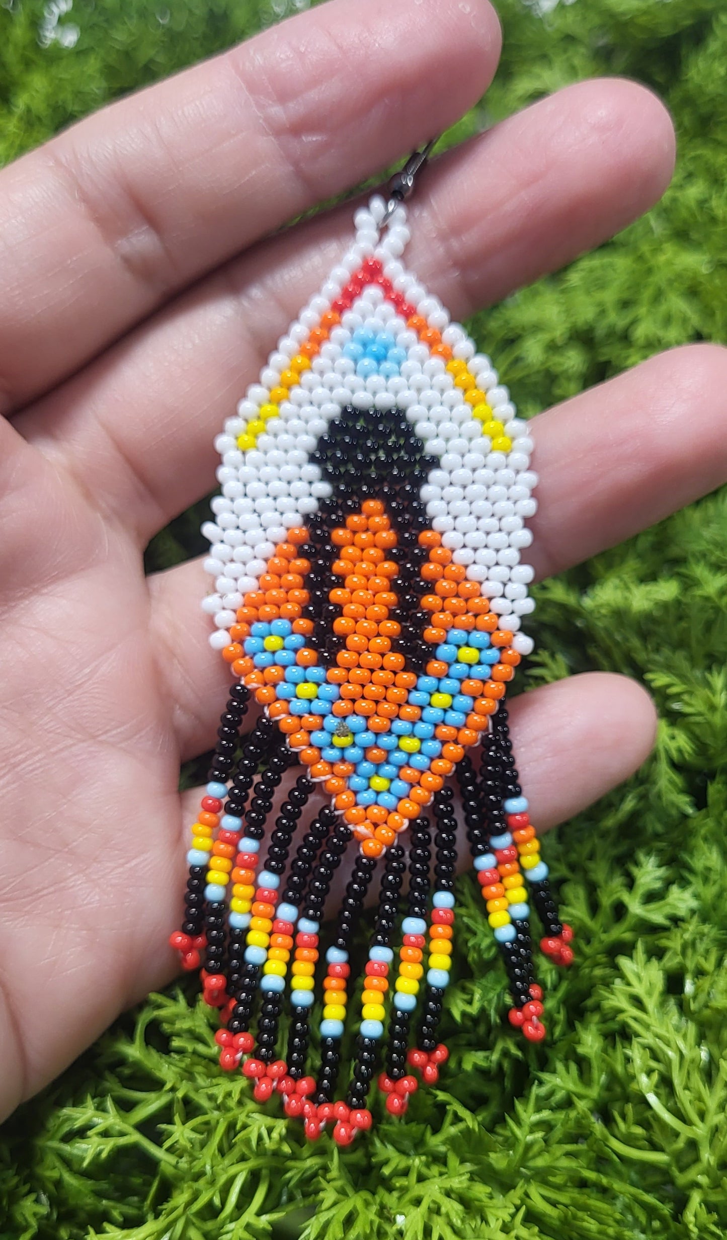 Cholita Orange Earrings