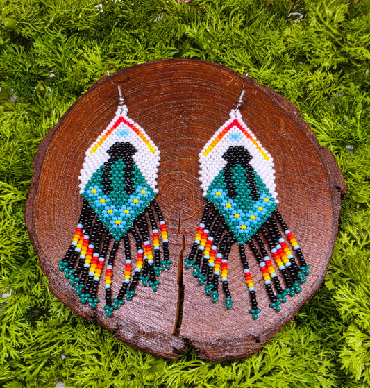 Green Cholita Earrings