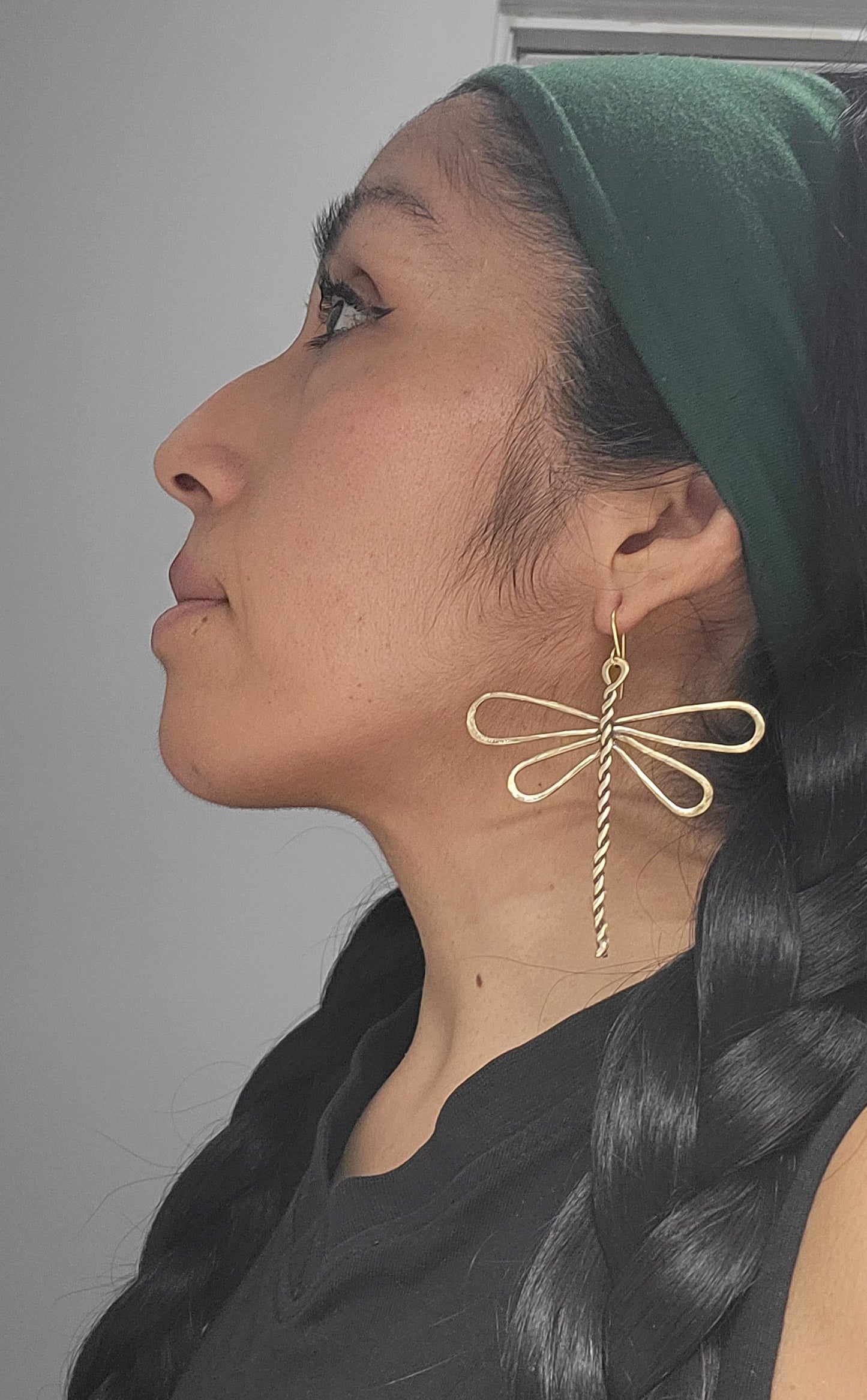 Dragon Fly Wire Earrings