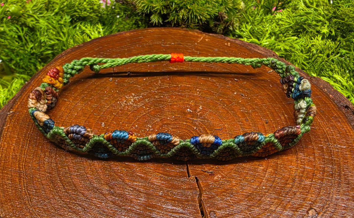 Green ajustable bracelet