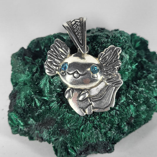 Axolotl Sterling Silver Pendant