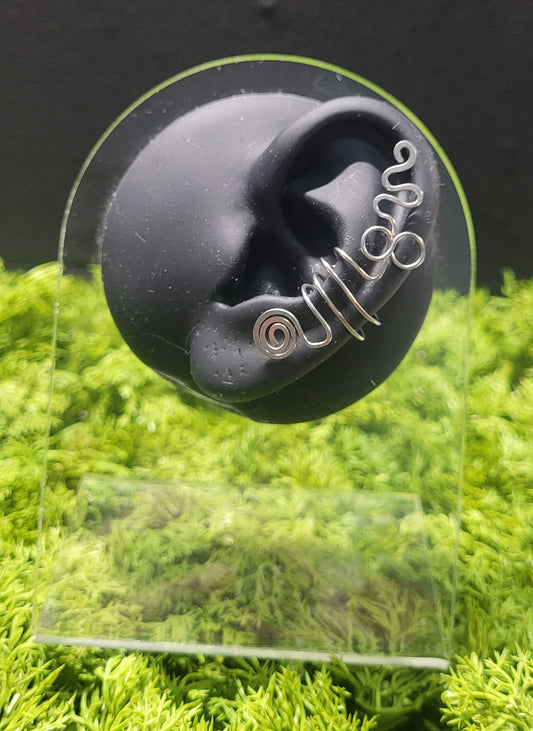 "Conciencia" Stainless Steel  Ear Cuff