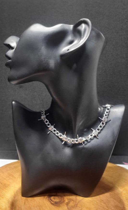 Barbed Wire Necklace